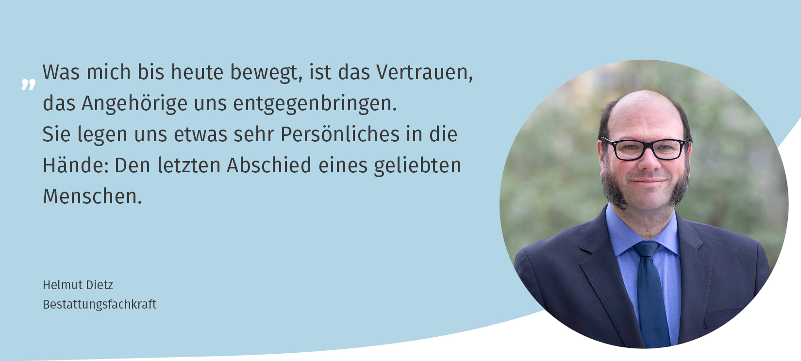 Bild zum Thema Bestattungen Friede - Engagement für die Menschen in Regensburg