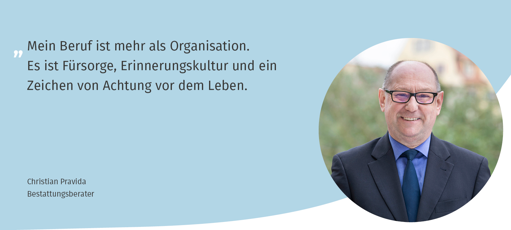 Bild zum Thema Bestattungen Friede - Engagement für die Menschen in Regensburg